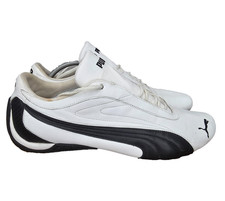 Puma Speedcat Driving Shoes Mens 14 White Bla...