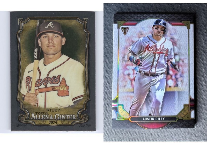 Austin Riley Baseball Card 2 Card LOT