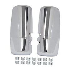 Door Mirror Covers Left Driver Side Right Passenger Side for Kenworth Chrome
