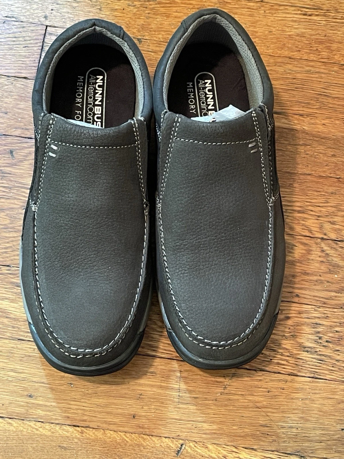 JORDAN Mocassini Nunn Bush All Terrain Comfort Memory Foam da uomo in pelle taglia 8