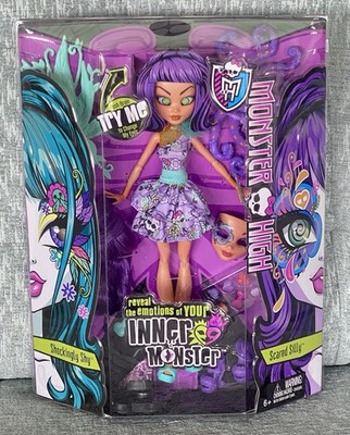 NIB 2014 Monster High Inner Monster Shockingly Shy Scared Silly Doll
