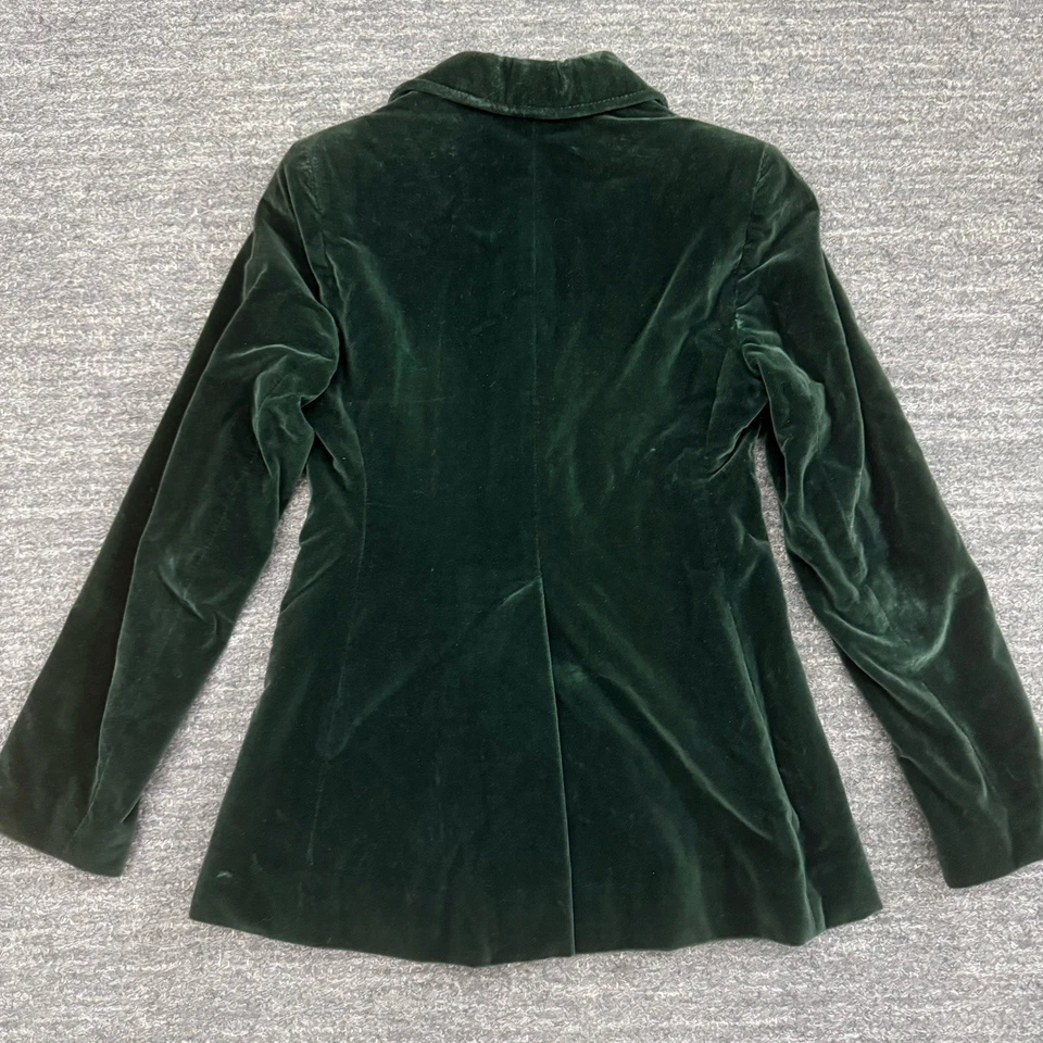 Blazer de Colección Brian Tucker Mujer XS Verde Esmeralda Chaqueta Dublín Terciopelo Irlanda Foto 2 de 4