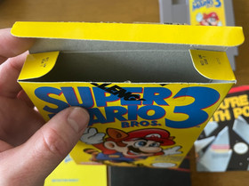 Super Mario Bros. 3 CIB Challenge Set STICKER ON BACK ERROR VARIANT Nintendo NES