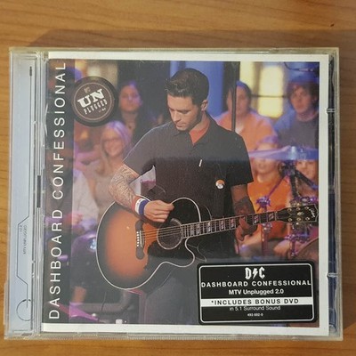 DASHBOARD CONFESSIONAL mtv unplugged v2.0 VG+/EX (CD+DVD, Pop, Vagrant)