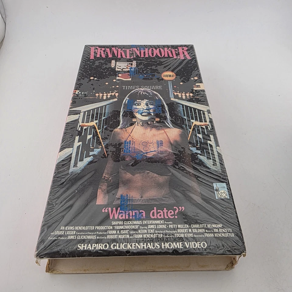 Frankenhooker - VHS - Unrated Version Box - Original Shrink With Watermarks  - Image 4 of 4