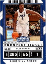 2020-21 Panini Contenders Draft Picks Zion Williamson #13