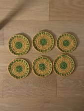 Handmade Crochet Coffee Table Coasters   6pcs