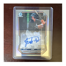 Bowman Chrome 1st Jude Warwick CPA-JW Refractor Auto Detroit Tigers /499