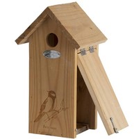 Vogelhaus Futterhaus Nistkasten 30 Cm Brutkasten FüR VöGel Aus Holz Gartendeko