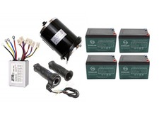 48V 1000W Brush Motor  Controller Battery kit for Go Kart Scooter Golf E-BIKE