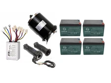 48V 1000W Brush Motor + Controller Battery kit for Go Kart Scooter Golf E-BIKE