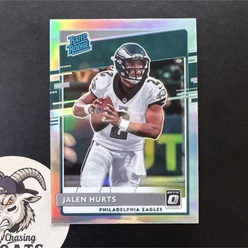 2020 Panini Donruss Optic Rated Rookie Jalen Hurts Eagles Holo Prizm #164