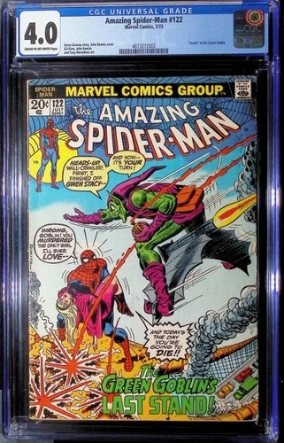 Amazing Spider-Man #122 (1963) CGC 4.0 *DEATH OF GREEN GOBLIN!*