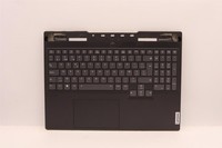 Lenovo S7 16IAH7 Cover Handauflage Touchpad Tastatur Belgischer Onyx Grau
