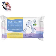 Natracare Organic Cotton Baby Wipes 50 ct 6-Pack 