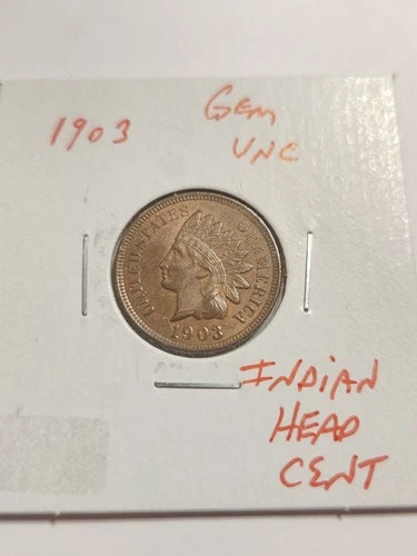 1903 Gem+++ Uncirculated  Indian Head Cent Scarce Key Date Rare