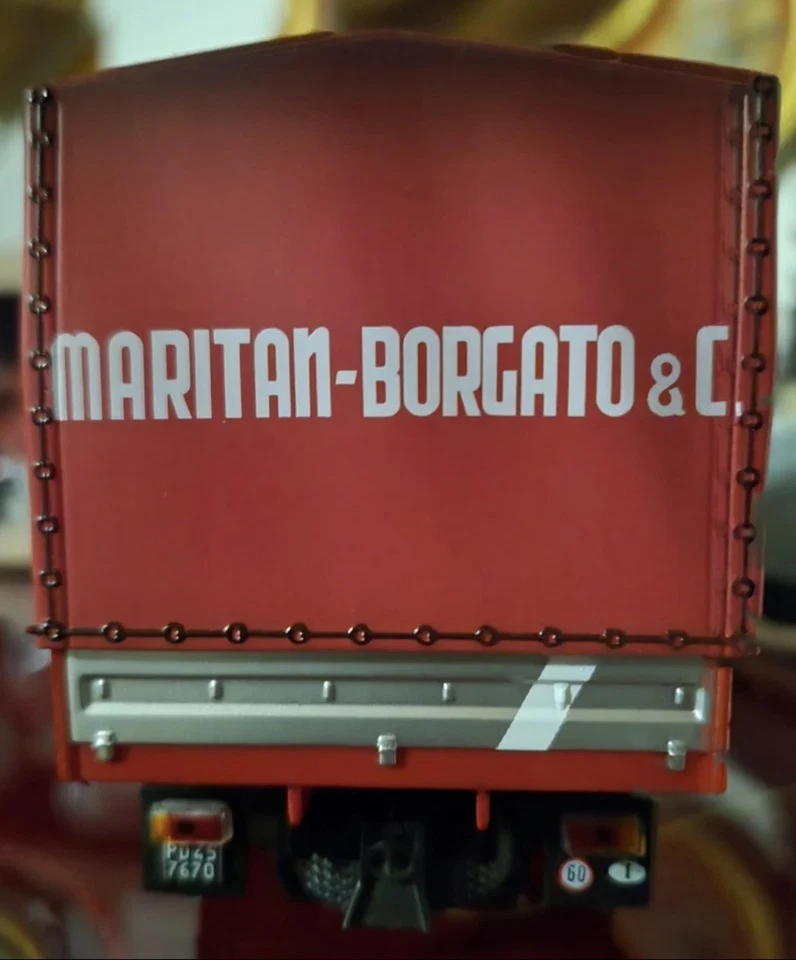 DE AGOSTINI CAMION VOLVO F88 MARITAN - BORGATO & C. SCALA 1/43 - Immagine 2 di 4