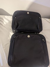 2 Dell Briefcases-black 15.6" Vintage Used