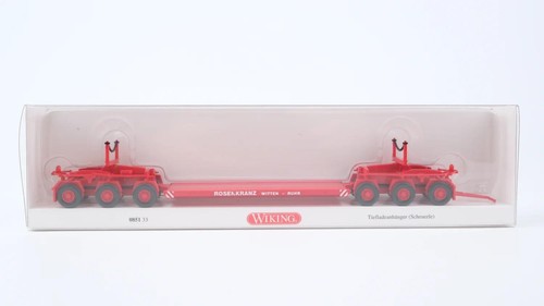 Wiking H0 085133 Scheuerle remolque de carga baja rosario Witten-Ruhr | Condition: Gebraucht