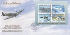 Aircraft Definitives minisheet Falkland Islands FDC 2008 (152041)