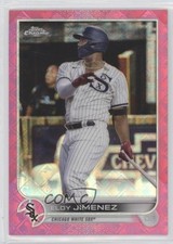 2022 Topps Chrome Logofractor Edition Pink Refractor /199 Eloy Jimenez #39 0lq5