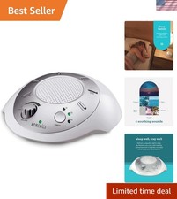 Compact Sound Machine with 6 Nature Sounds - Perfect for Baby Sleep and Travel