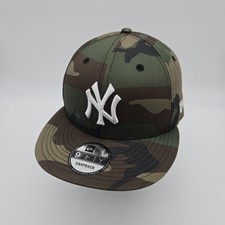 New Era 9fifty New York Yankees Snapback Hat Baseball Cap Green Camo MLB OSFA