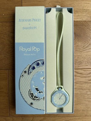 AP x Swatch Audemars Piguet Royal Pop Blaue Acht SSX03L101IN Brand New Full Set