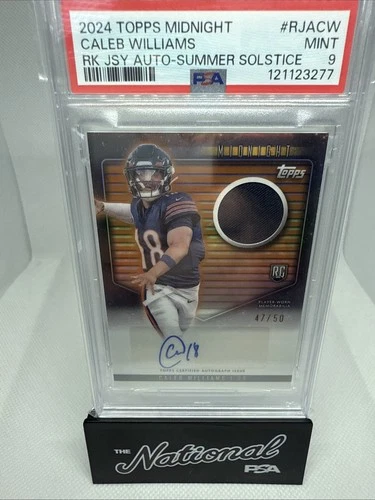 2024 Topps Midnight Caleb Williams #RJACW RPA Auto /50 RC Bears PSA 9