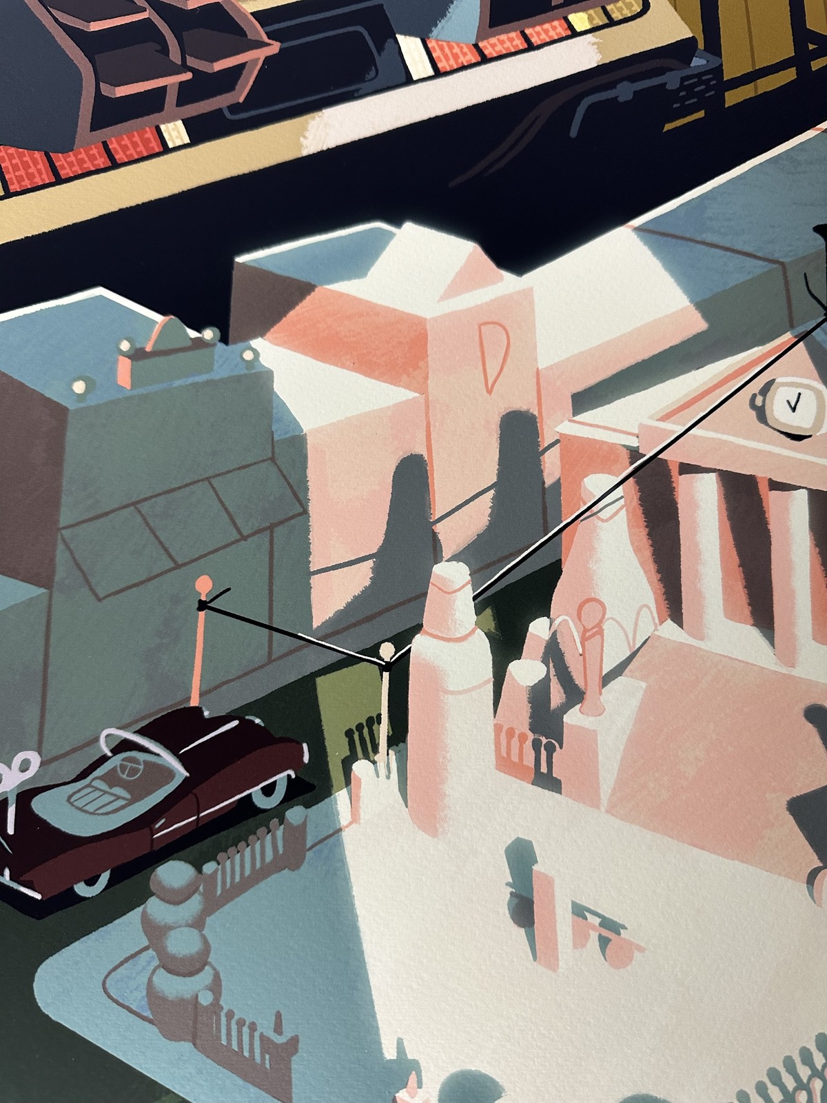 Back to the Future Mondo 12x24 Glen Brogan Limited Edition Poster Art Print 