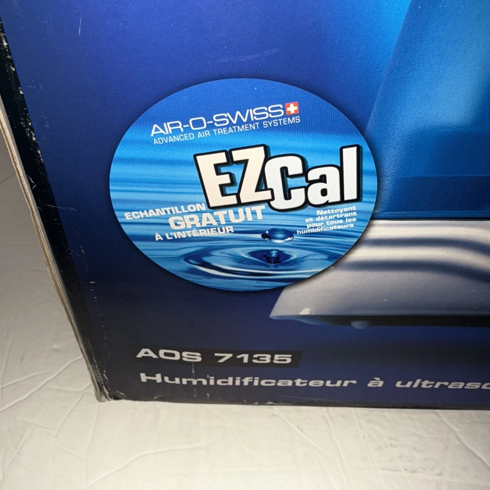 NEW AIR-O-SWISS AOS 7135 Ultrasonic Humidifier Warm & Cool Mist  Tested/Working - Image 2 of 4