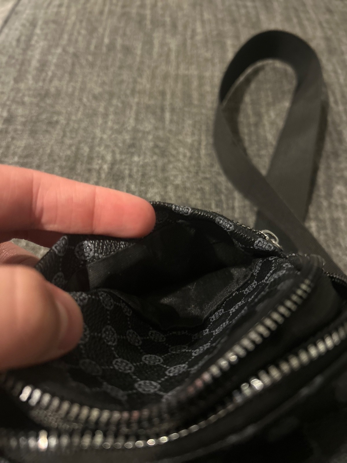 cross bag black any size new no tags