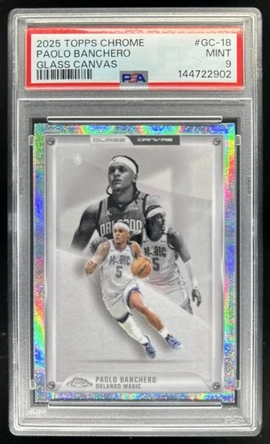 2025 Topps Chrome Paolo Banchero Base (PSA 9)