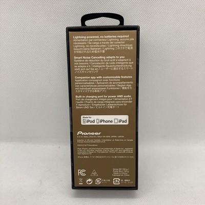 Pioneer Rayz Plus SE-LTC5R-T Lightning Noise Canceling Earphone
