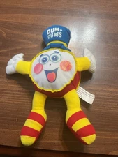 Vintage Spangler Dum-Dums Lollipop Drum Man Plush Stuffed Toy