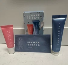 Summer Fridays Sephora Jet Lag Mask, Lip Butter Balm, Ultra Plumping Moisturizer