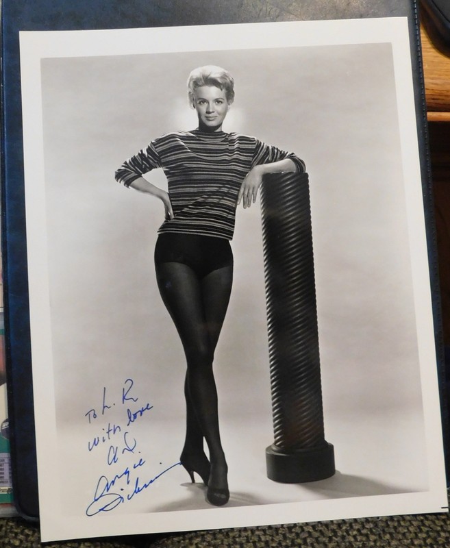 Angie Dickinson autographed 8x10 photo of this sexy & beautiful actress