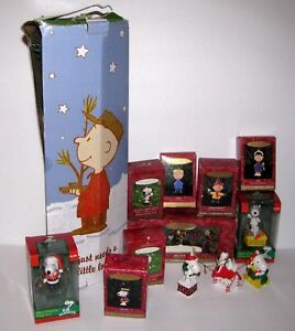 Hallmark Christmas ornament 1978 Tree Trimmer collection Charlie Brown Christmas tree