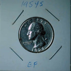 1954-S 90% Silver Washington Quarter Dollar Extremely Fine Cond Free Shipping