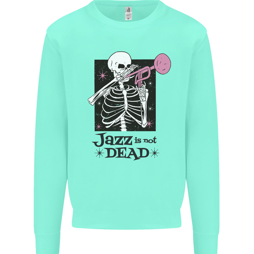 Jazz Is Not Dead Skeleton Kids Sweatshirt Sweater - Picture 68 of 82