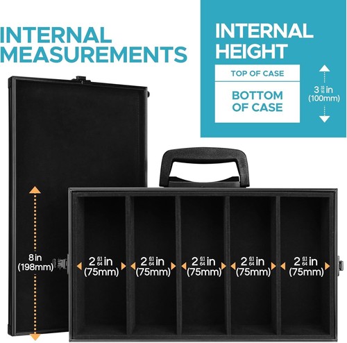 Compact Game Card Organizer with 8 Dividers - Ideal for Collectors on the Go - Picture 7 of 11