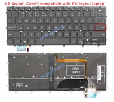 New for Dell XPS 13 9343 9350 13-9343 13-9350 13-9360 laptop keyboard US Backlit