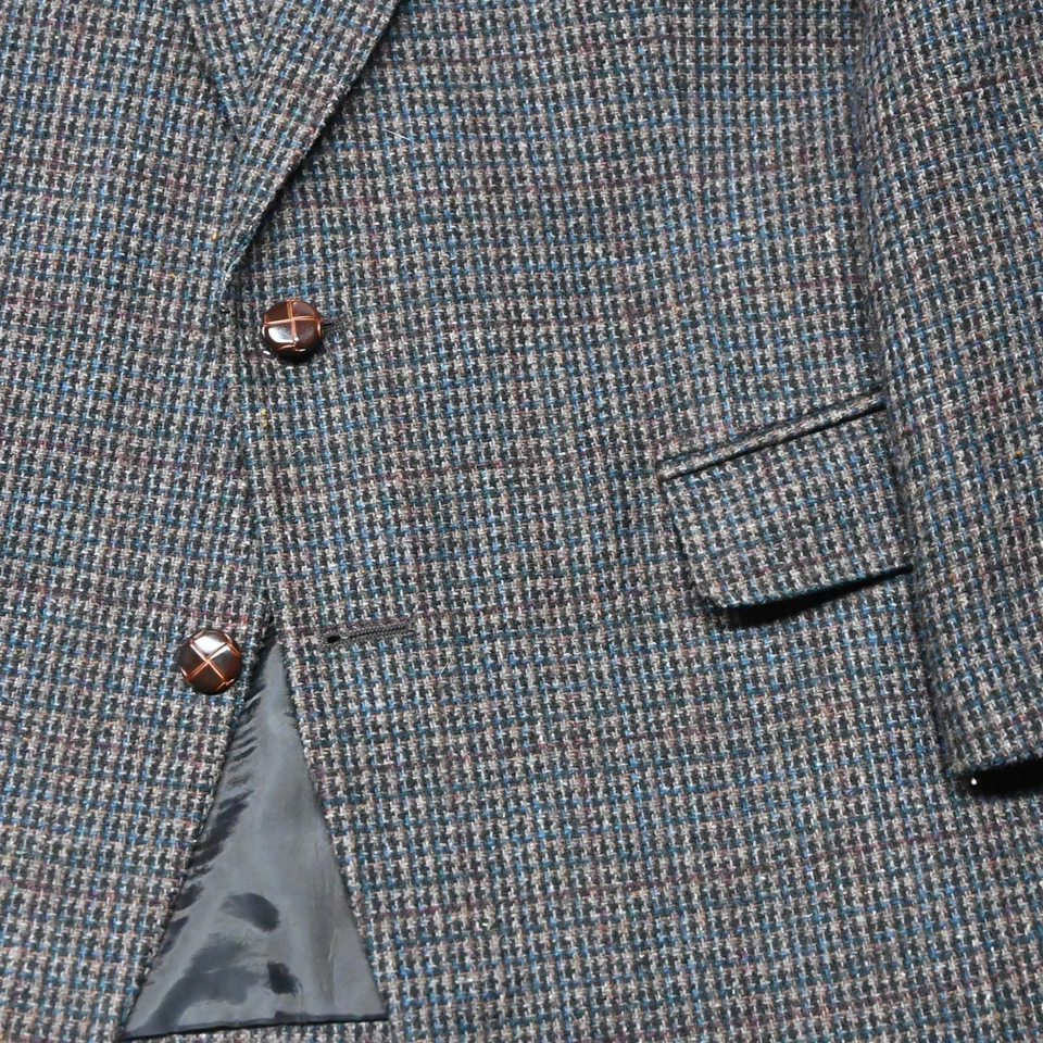 De Colección Oakton 44R Marrón Manta Tweed 32375 Hombres Blazer Abrigo Deportivo Traje Chaqueta Foto 3 de 4