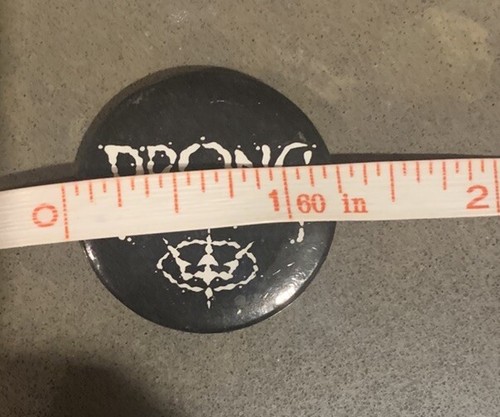 Vintage Nineties PRONG PINBACK Button Badge Pin 1.25” - Picture 3 of 3