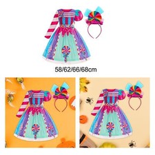 Kleines M&auml;dchen S&uuml;&szlig;igkeiten Kleid Prinzessin Kleid f&uuml;r Urlaub Maskerade Rollenspiel
