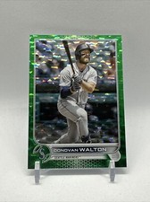 2022 Topps Update #US242 Donovan Walton /499 GREEN ICE Foil Mariners