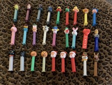 Lot Of Vintage Pez Dispensers Clowns Star War...