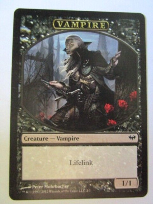 MTG Vampire Token Dark Ascension Light Play!! | eBay