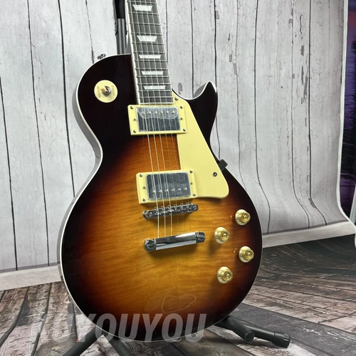 H hot sell Tobacco sunburst Standard electric guitar brown back USA in stock