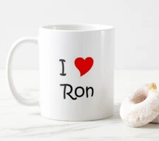 I Love Ron mug